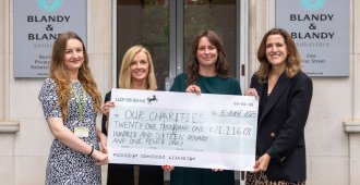 Law Firm Blandy & Blandy Donates Over £20,000 to Local Charities
