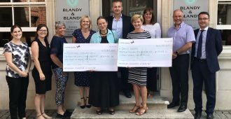 Blandy & Blandy Donates Over £30,000 to Local Charities
